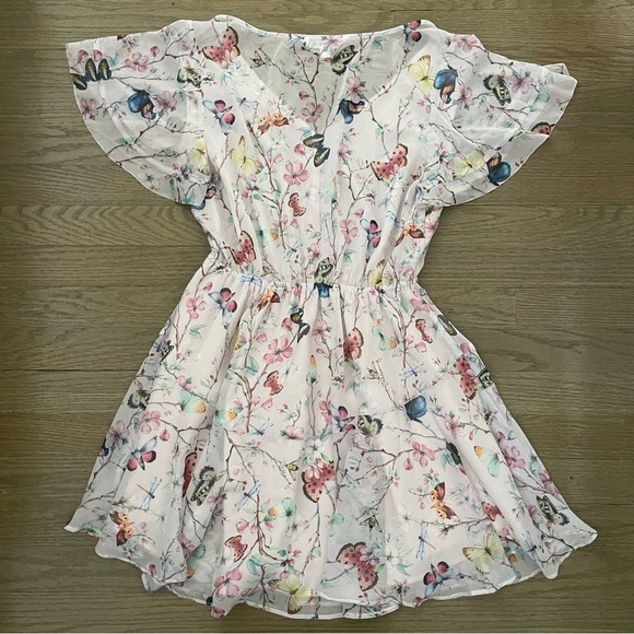 REVOLVE Steve Madden Kirsty Butterfly Dress in Light Pink Size Small - Picture 8 of 10